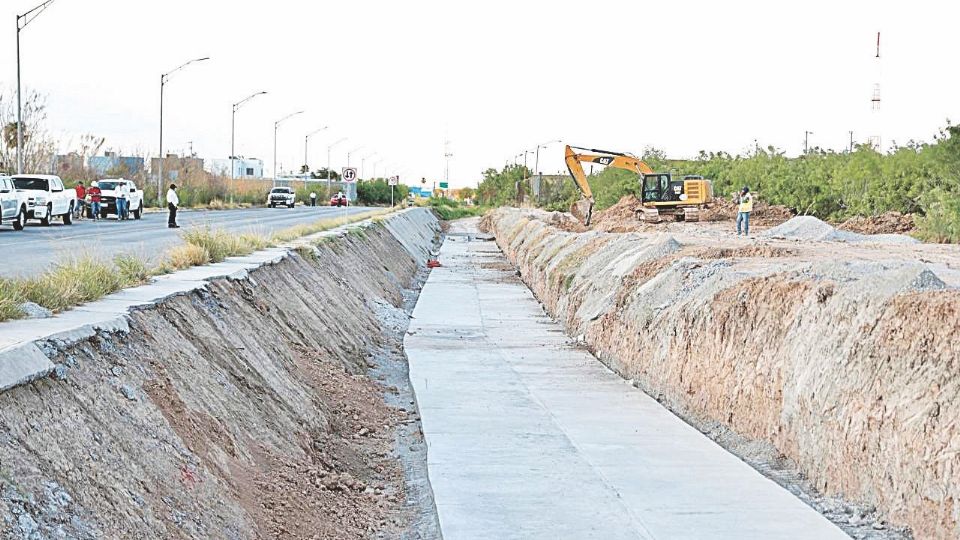 El Colector Concordia incluye el revestimiento con concreto del arroyo que cruza a la altura del Cbtis 137.
