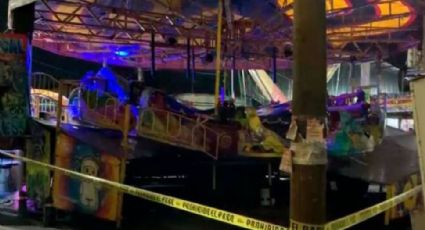 Muere joven al salir proyectado de juego de feria de la CDMX