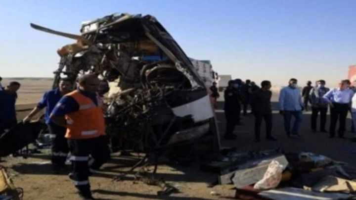 Accidente vial en Egipto deja un saldo de 22 muertos y 35 heridos