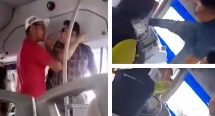 VIDEOS: Graban encarnizadas peleas entre choferes y usuarios de camiones por aumento al pasaje