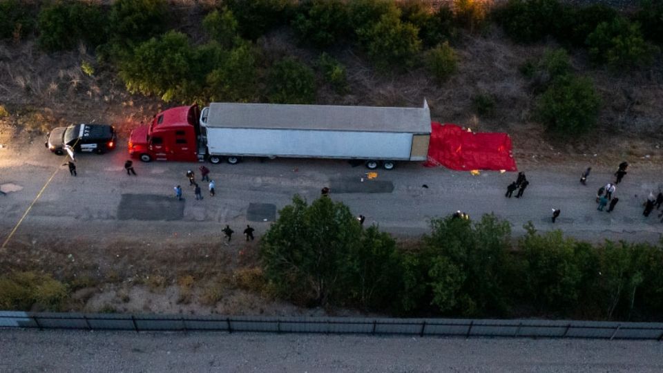 Supuestamente el conductor no sabía que la caja se quedó sin aire