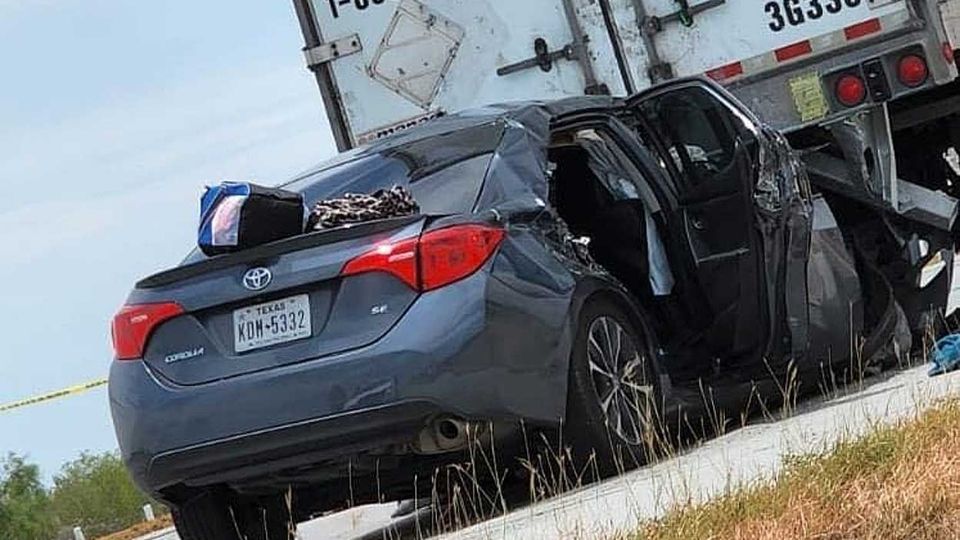 en la carretera a Monterrey