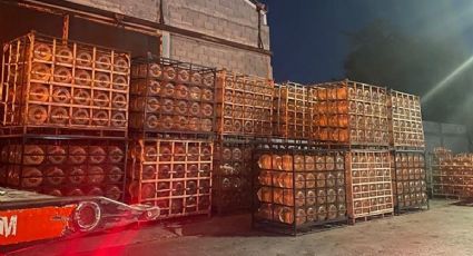 Roban tráiler con mil 600 garrafones de agua en  Nuevo León