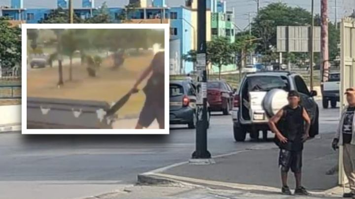 Va la segunda: Nuevamente aparece ataúd en calles de Tampico