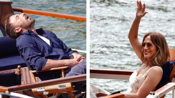 Captan a Ben Affleck agotado durante su luna de miel con JLo