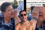 Ni Chayanne, ni Ricky Martin; Señora llora al recibir boletos de Bad Bunny en su cumpleaños VIDEO