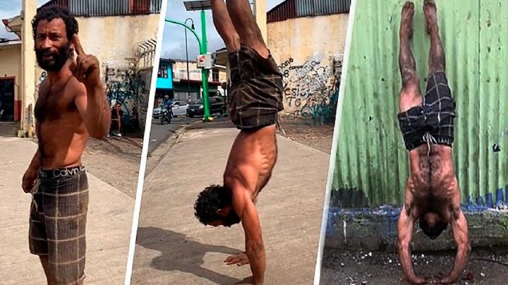 VIDEO: Conoce a Germán, el indigente más fitness y 'mamey' de las redes sociales