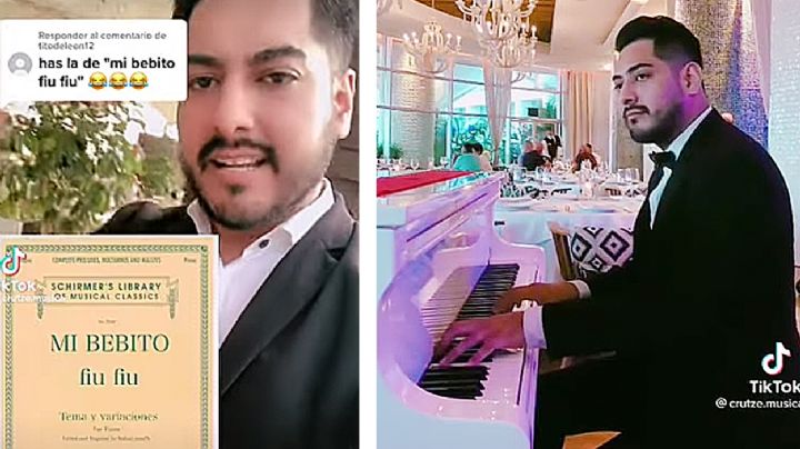 VIDEOS: Pianista sorprende tocando "Mi Bebito Fiu Fiu" y "El Ansioso" del Grupo Marrano