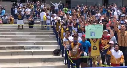 VIDEO: Aficionado de Pumas pone en riesgo integridad de bebé por una camiseta