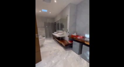 VIDEO: Exhiben lujoso baño de 'Alito' Moreno hecho de mármol y jacuzzi integrado