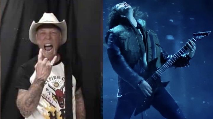 ¡Epico! Metallica arma dueto con Eddie Munson "¡Eddie... esta es para ti!": VIDEO