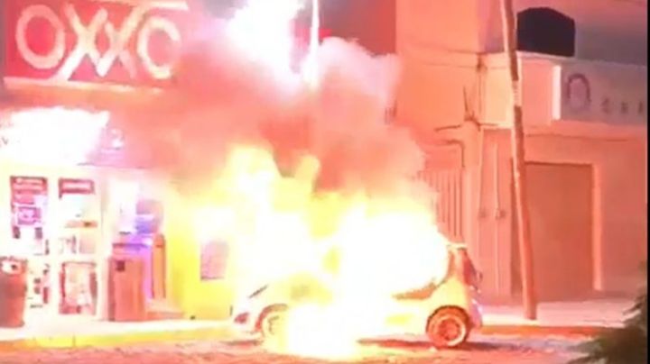 Noche de ‘terror’ en Guanajuato y Jalisco; incendian oxxos y farmacias