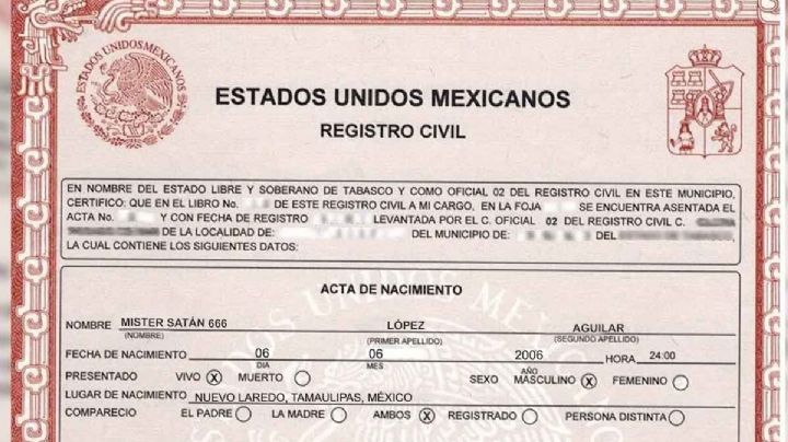 Nombres más raros de México según registro civil; ¿los conoces?