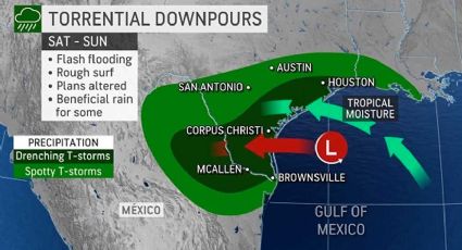 ¿Se acabó la sequía? Se registrarían tormentas el fin de semana en los dos Laredos