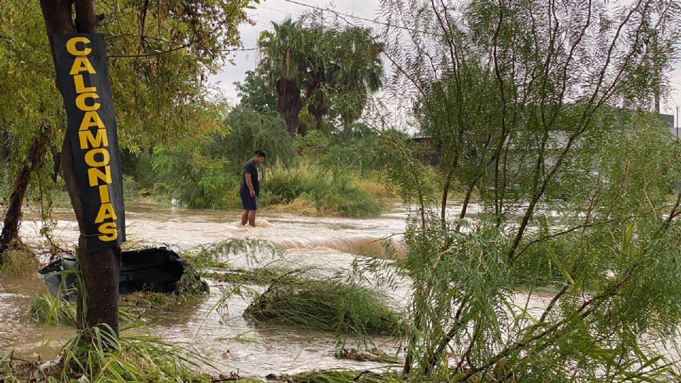 Algunas áreas de la ciudad se vieron inundadas tras varias horas de precipitaciones.