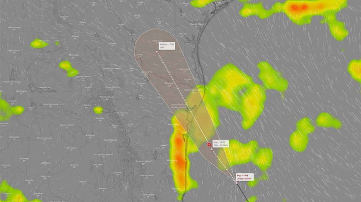 Ciclón en el Golfo de México: ruta por Tamaulipas en vivo