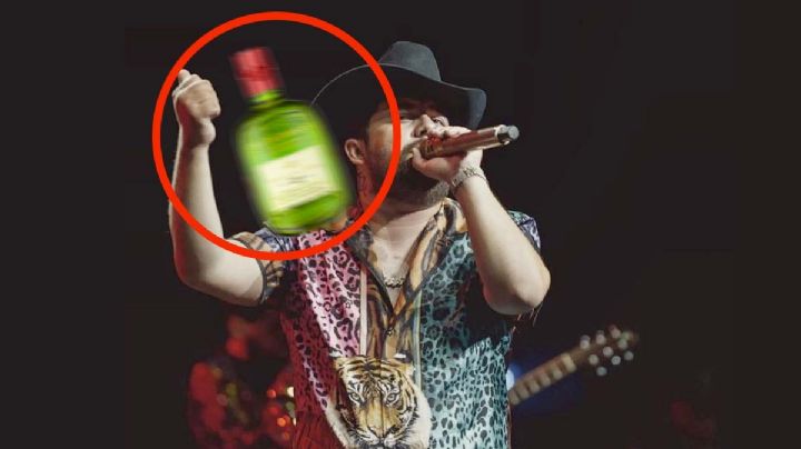 Luis R. Conriquez: le tumban micrófono con botella | VIDEO