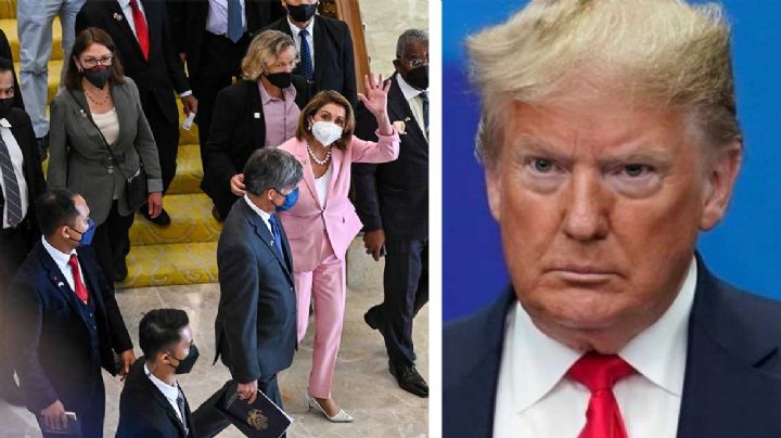 "¿Por qué está esa loca en Taiwán?": Trump arremete contra Pelosi por su viaje a la isla
