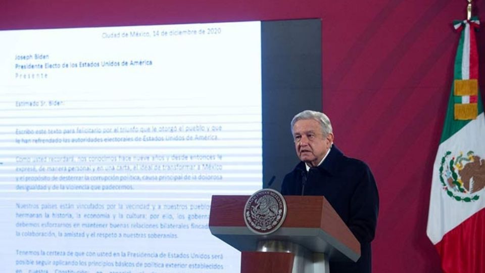 AMLO dijo que enviará una carta a su homólogo de Estados Unidos