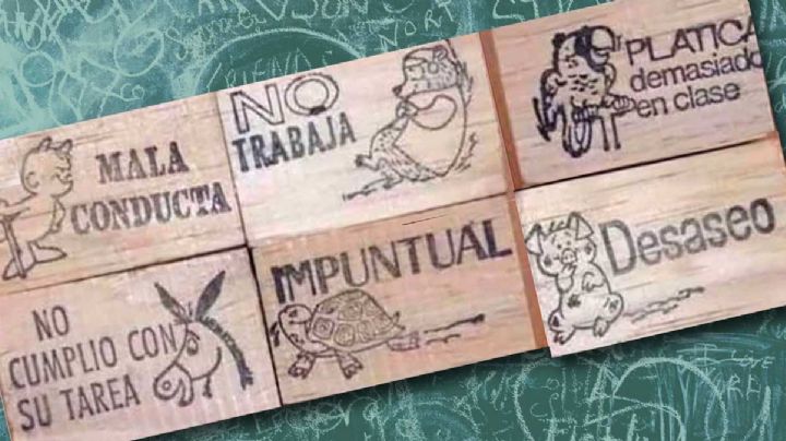 ¿Qué sello de madera te ponían cuando ibas a la escuela?