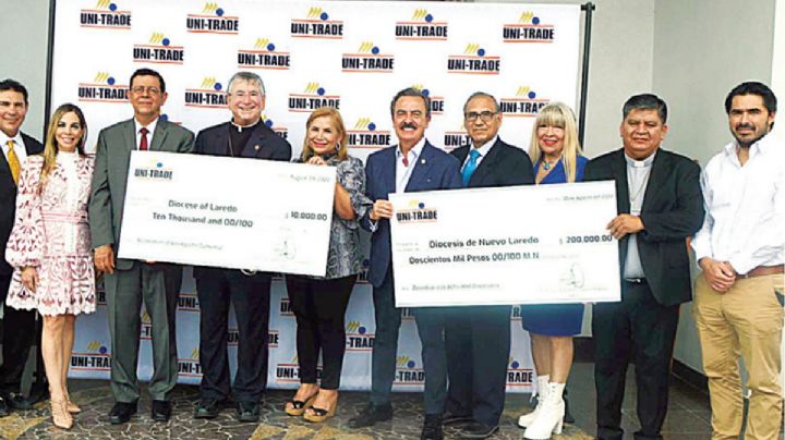 Grupo Uni-Trade dan fondos para Diócesis de Laredo y Nuevo Laredo