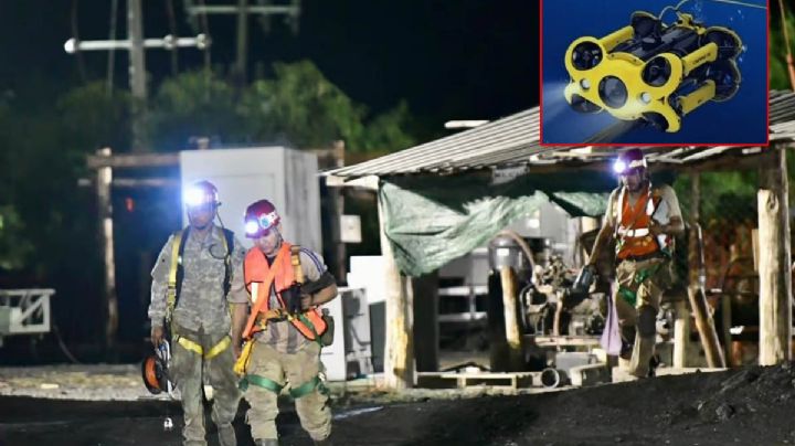 Usarán dron submarino en acciones para rescatar a los 10 mineros atrapados en Coahuila