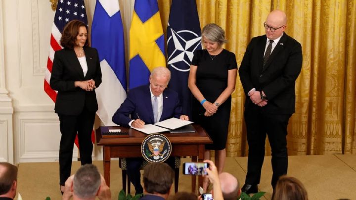 Biden ratifica el apoyo de EU a la adhesión de Suecia y Finlandia a la OTAN