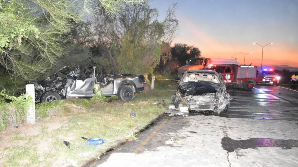 La persona que provocó el choque fue quien conducía el Ford Taurus 2018.