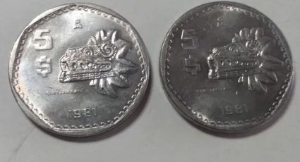 Con esta antigua moneda de 5 puedes obtener hasta 25 mil pesos