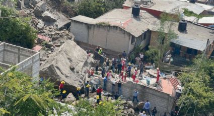 Derrumbe aplasta a madre e hija; rescatistas las encuentran abrazadas