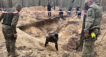 Descubren fosa común con 440 cuerpos en Izium, tras retirada rusa