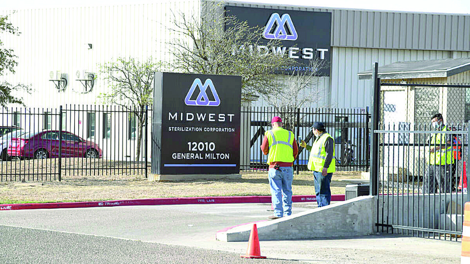 Los directivos de Midwest Sterilization no han instalado monitores.