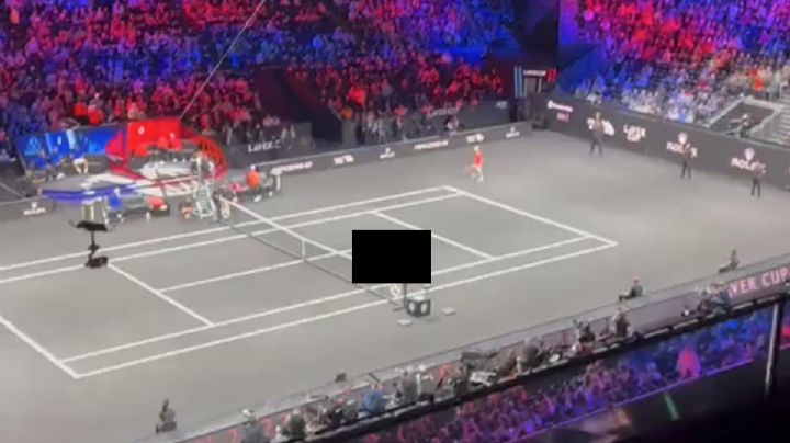 Activista se prende fuego en el juego de Federer y Nadal | VIDEO