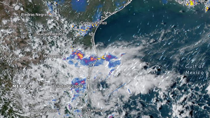 Clima de Tamaulipas: Frente frío provoca lluvias y fuertes rachas de vientos