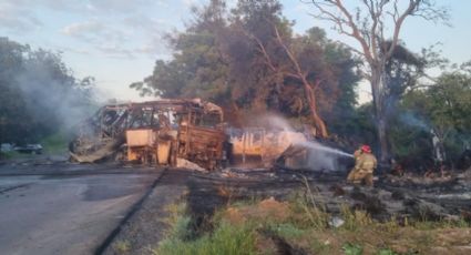 Identifican a incinerados del choque con la pipa en Hidalgo, Tamaulipas