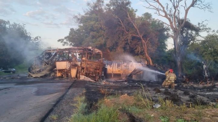Identifican a incinerados del choque con la pipa en Hidalgo, Tamaulipas