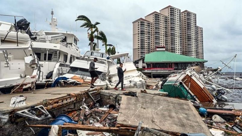 Ian impacta con vientos de 240 kilómetros por hora en Florida