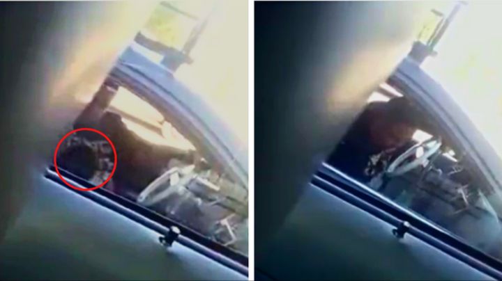 Captan a hombre golpeando brutalmente a niño en Ciudad Juárez | VIDEO