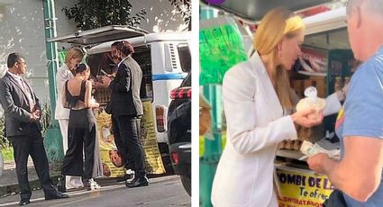 Cachan a Nicole Kidman comprando quesitos oaxaqueños en puesto callejero de CDMX