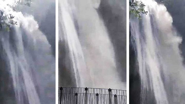 ¡Impresionante! La 'Cola de Caballo' resurge por las lluvias | VIDEO