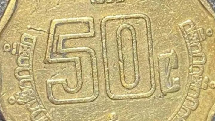 Ofrecen hasta 975 mil pesos por esta moneda de 50 centavos