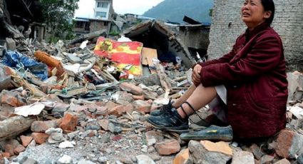 Buscan sobrevivientes en China tras sismo; van 66 muertos y 250 heridos