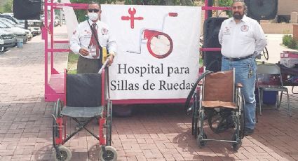 Montan un ‘hospital’ para sillas de ruedas