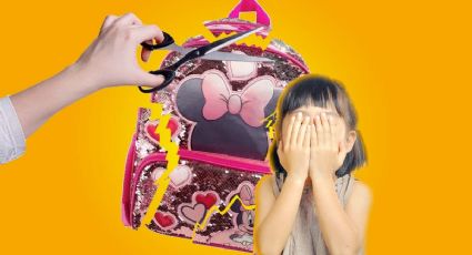 Compra mochila a crédito para su hija y compañeros se la rompen