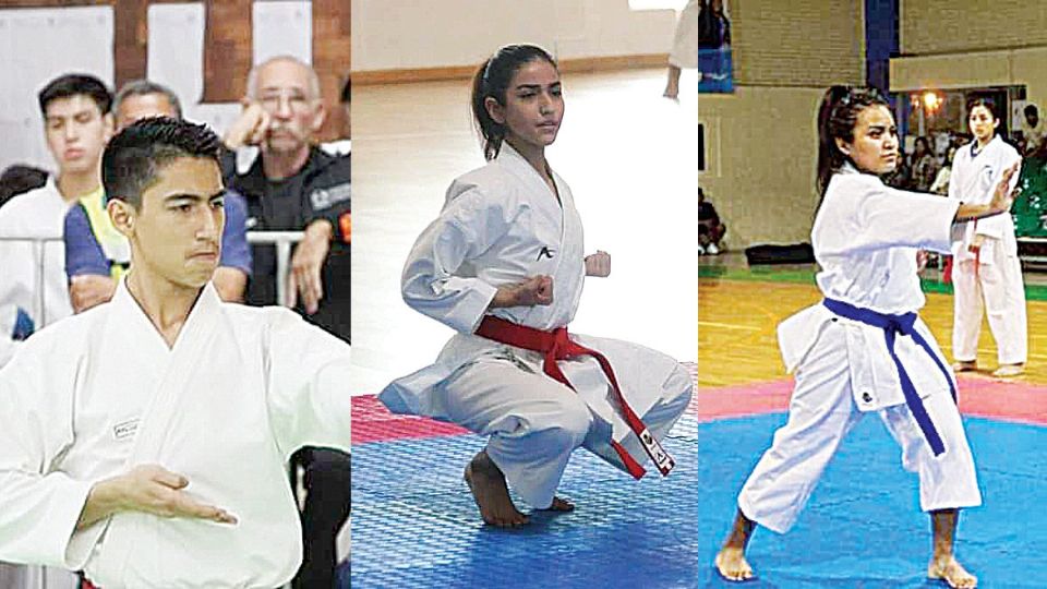 Diego Chávez, Harumi Villanueva y Michelle Ramírez