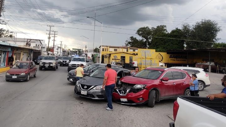 Registran choque en colonia Hidalgo