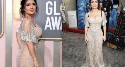 Pulparindo de Salma Hayek acapara la atención en los Globos de Oro | VIDEO