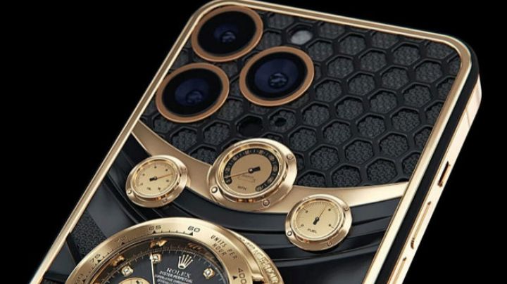 Este es el iPhone 14 más lujoso del mundo; tiene un Rolex incluido