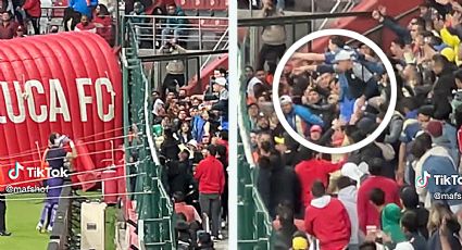 Portero del América le avienta su playera a niño y aficionado 'gandalla' se la arrebata | VIDEO