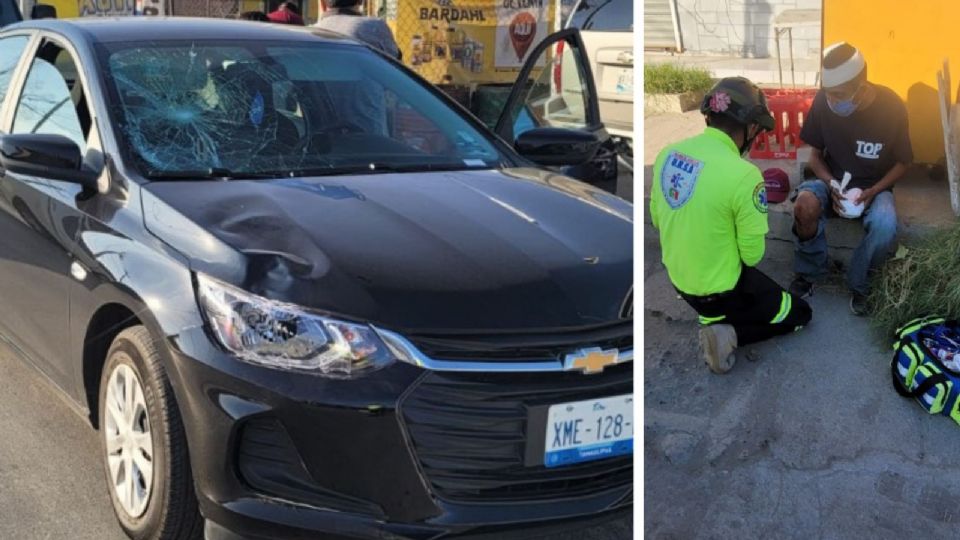 El accidente dejó a un hombre lesionado.